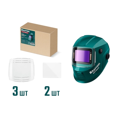 KRAFTOOL набор защитных стёкол для маски сварщика EXTREM мод.11062 (11062-SG)