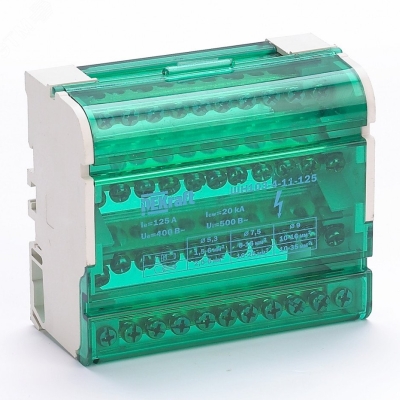 Кросс-модуль ШН-103 на DIN-рейку 4х11 групп 125А 32018DEK