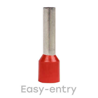 Наконечник штыревой втулочный изол. НШвИ 10.0-18 (уп.50шт) nhvi-10.0-18