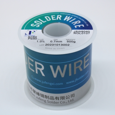 Припой 60/40 ROL0 1% флюса 0,7мм 500гр