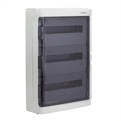 Щиток настенный с дверцей 54 мод.,IP65, серый, с клеммным блоком 63А RB54W6TGD