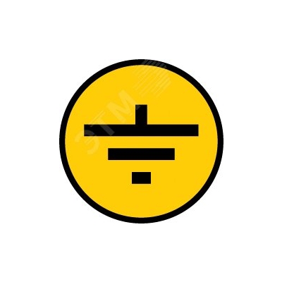 Символ "Заземление" 30х30 IEK YPC20-ZAZEM-1-096