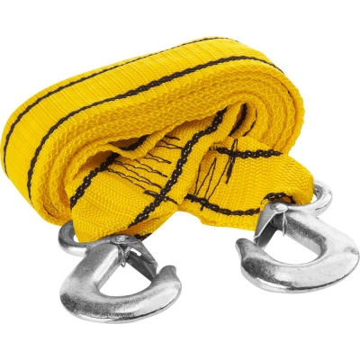 STAYER 2 крюка, 4 м, сумка, 5 т, буксировочный трос (61207-5.0)