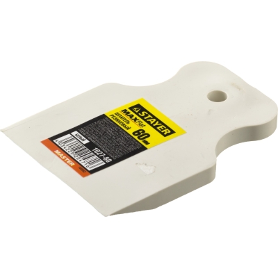 STAYER MAXFlat, 60 мм, для затирки швов эластичный, белый, резиновый шпатель (1027-60)