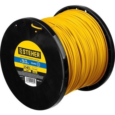 STEHER КРУГ, 3.0 мм, 240 м, леска для триммера (75005-3.0)