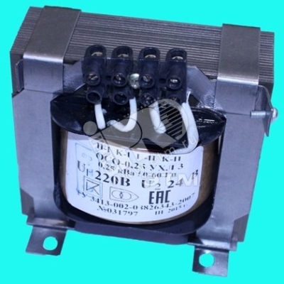 Трансформатор напряжения понижающий ОСО-0.25-09 УХЛ 3 220/12 ОС0000002214