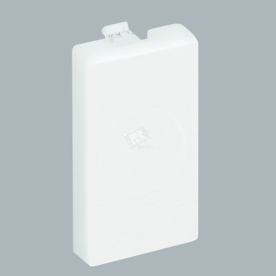 Заглушка, 1/2 К45, узкая, белый