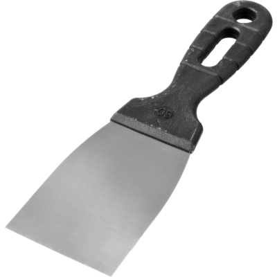 ЗУБР 60 мм, пластиковая ручка, нержавеющий шпатель (10077-06)